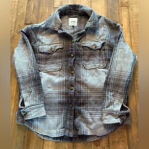 Aerie Flannel Shirt Jacket - small